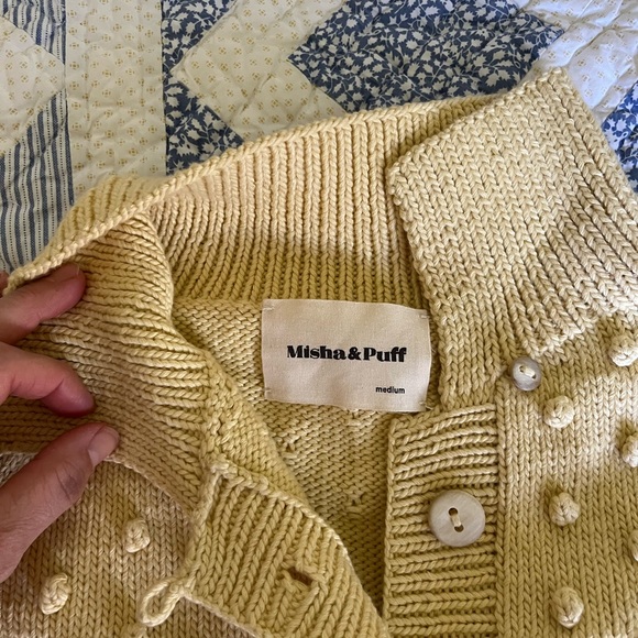 Misha & puff cotton cardigan - Picture 2 of 4